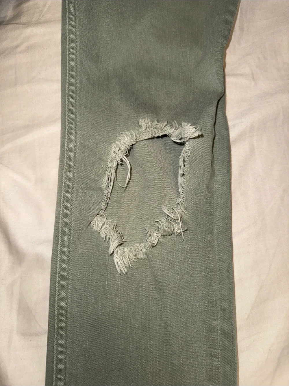 Free People Busted Knee Skinny Jeans